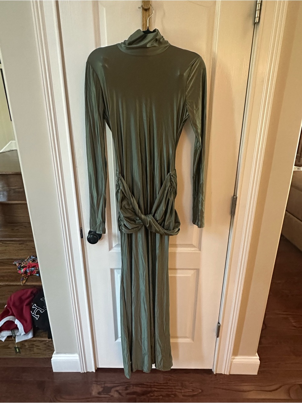 Anastasia Dress in Army - Picture 4 of 8